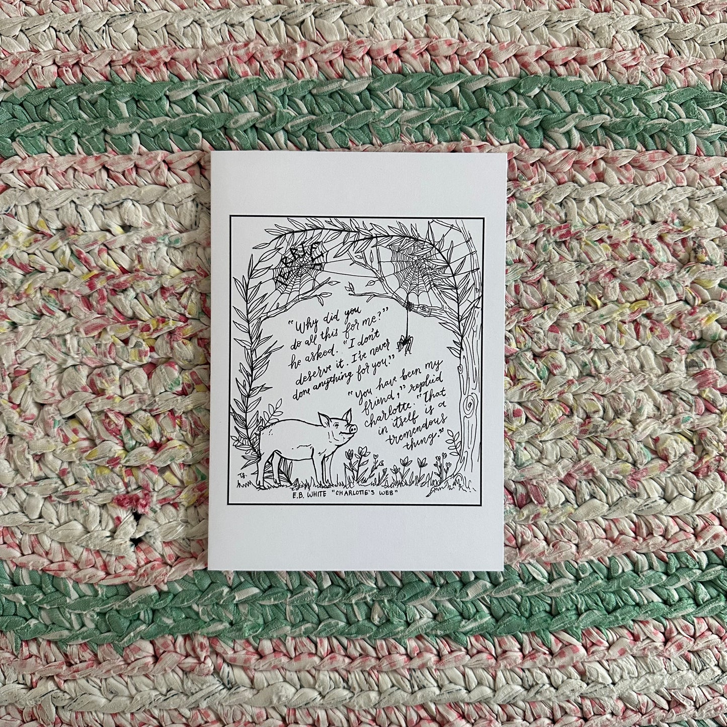 Charlotte’s Web Card