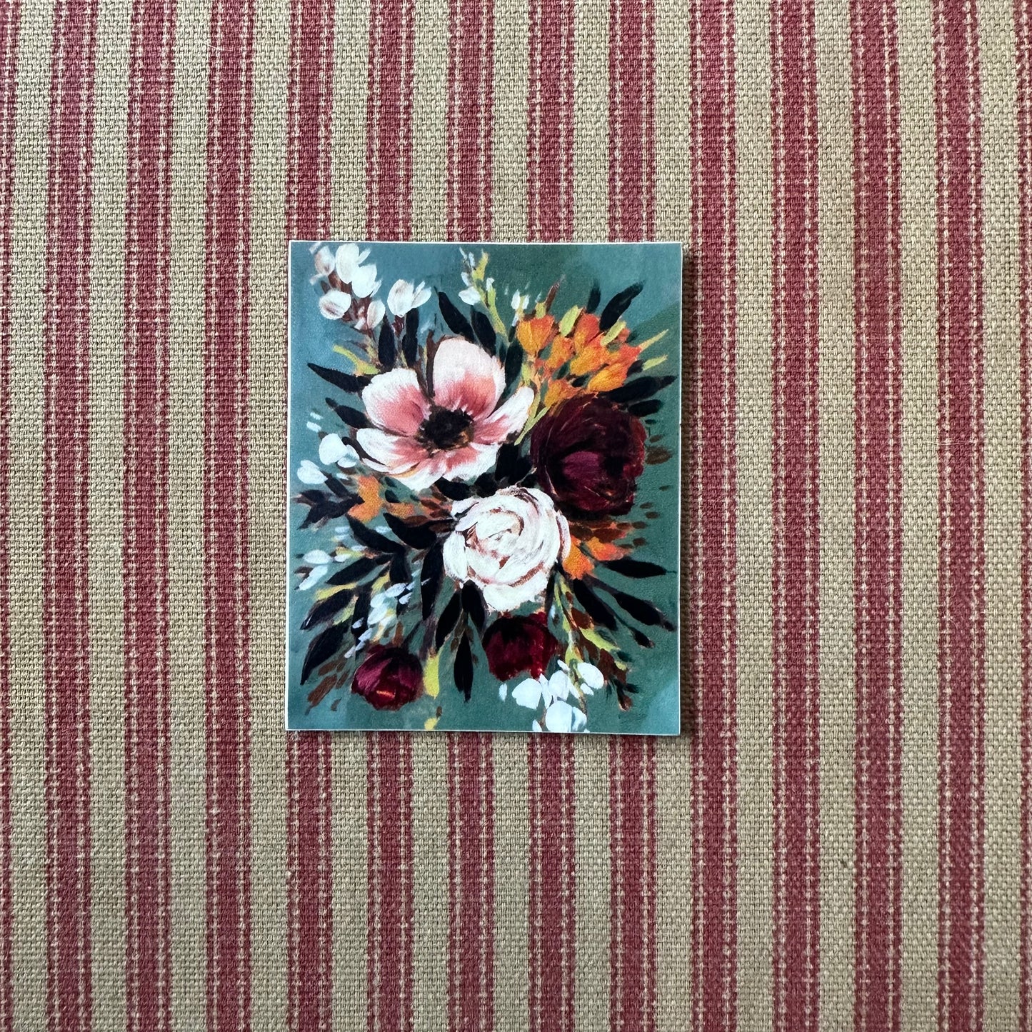 Green Bouquet Sticker
