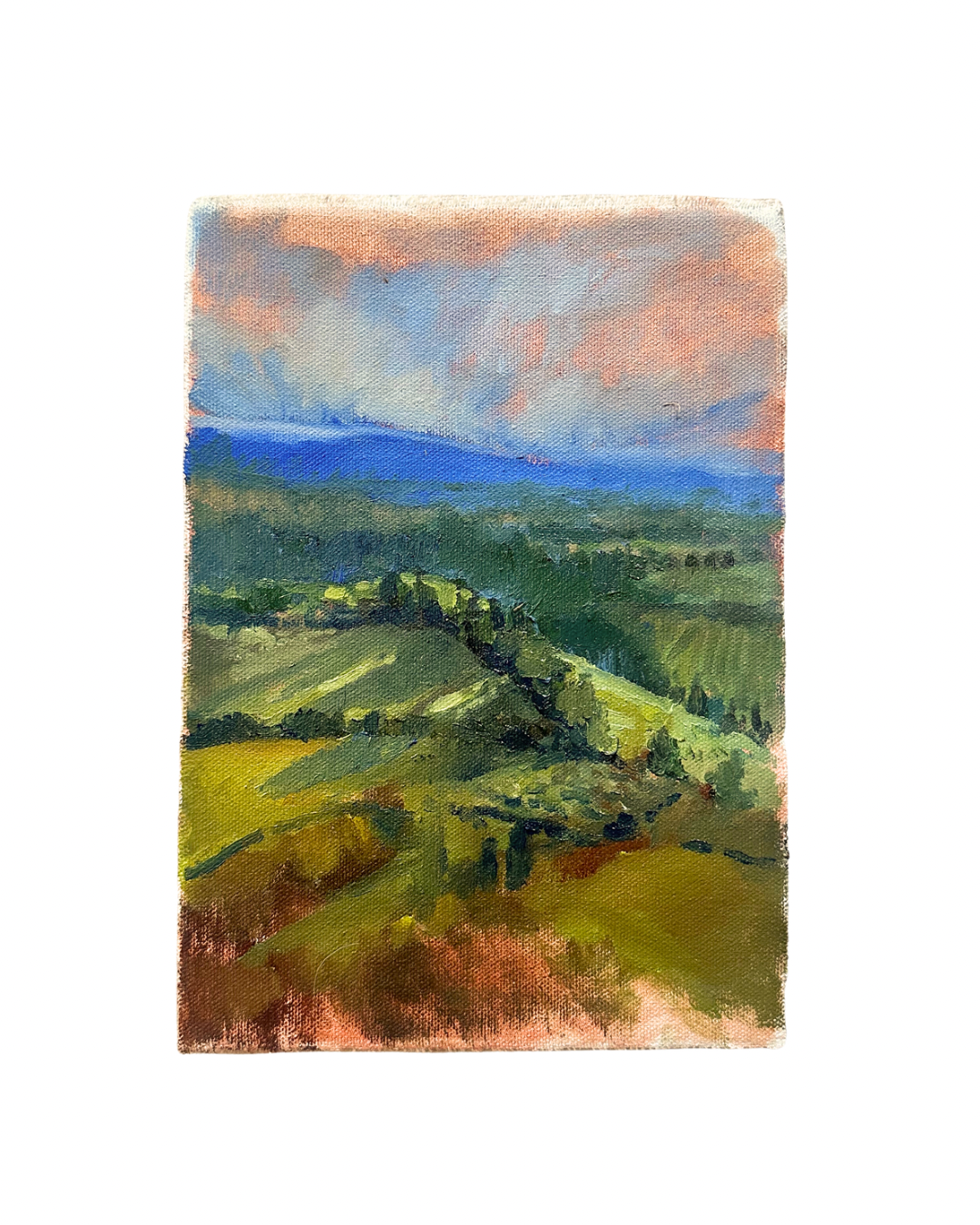 San Gimignano - Oil Sketch
