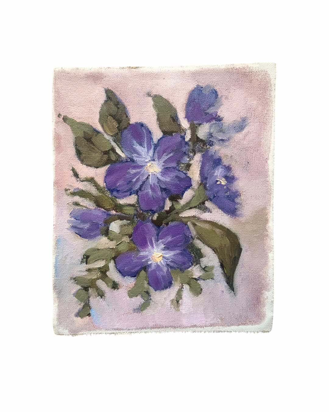 Violets - Oil Sketch