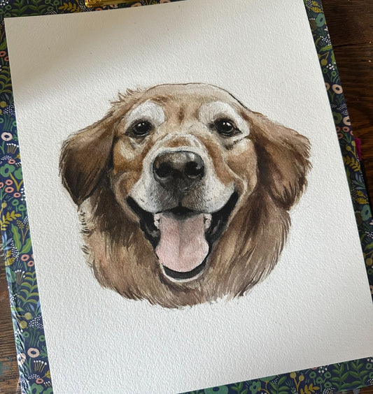 Watercolor Pet Portrait