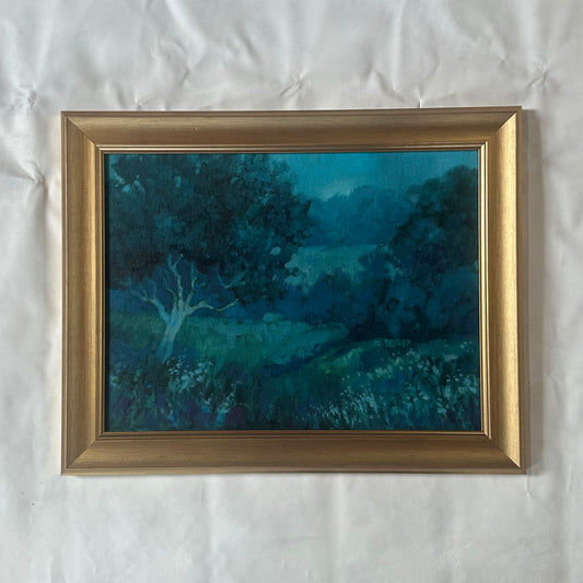 Landscape in Phthalo Blue