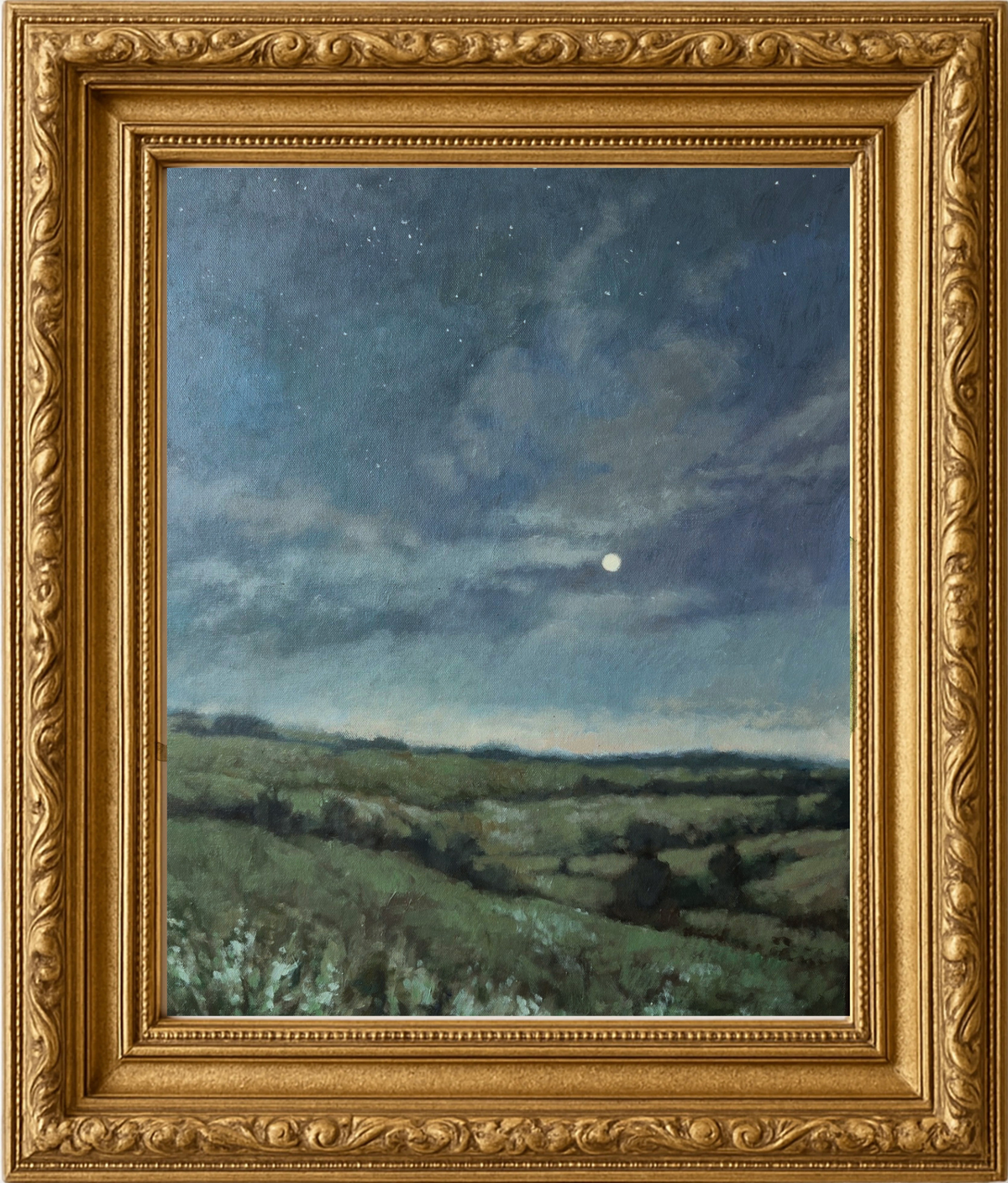A Moonlit Night Print